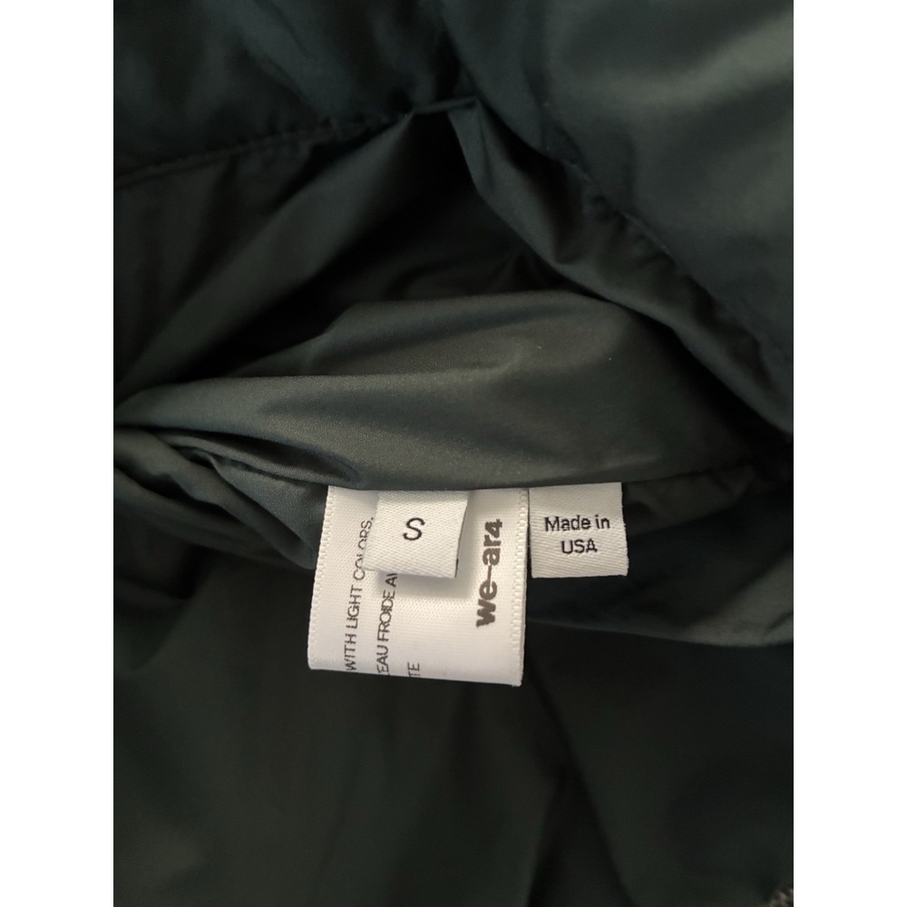 WE-AR4 Reversible Burb Coat S Dark Military Green Limonta Quilted‎ Insulated NEW - Picture 8 of 13
